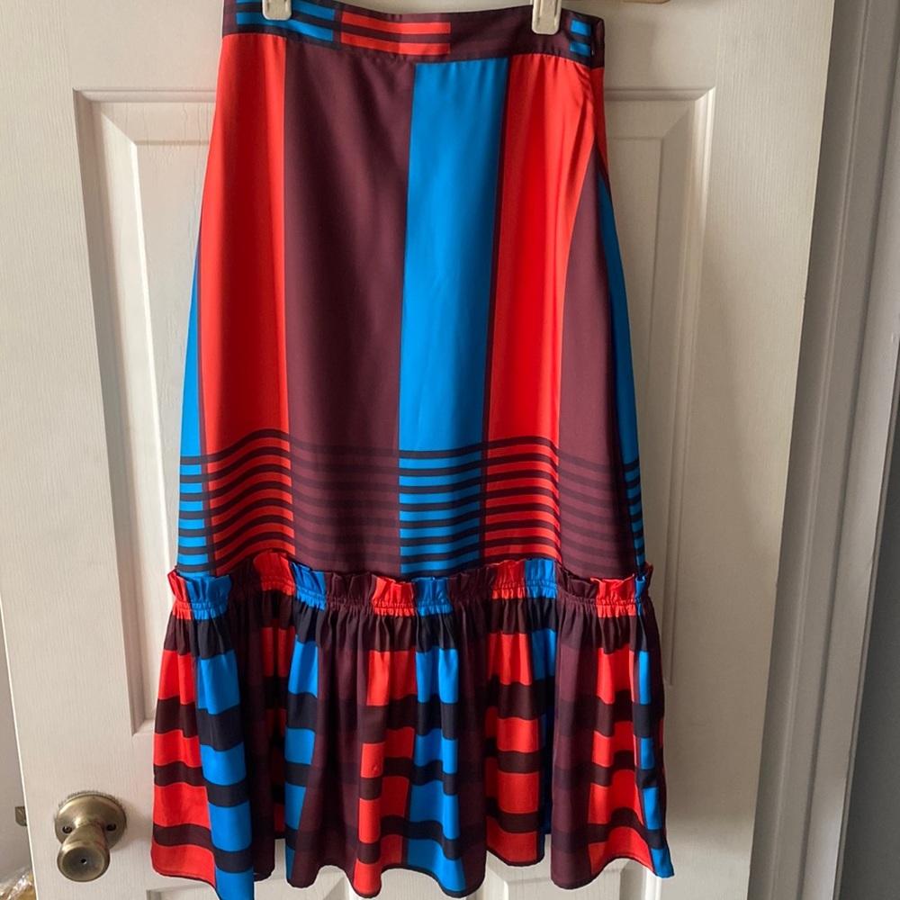 Eva Franco for Anthropologie plaid skirt - midi